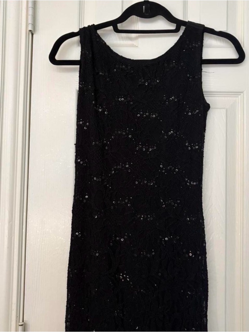 Jump Black Sequin Lace Dress